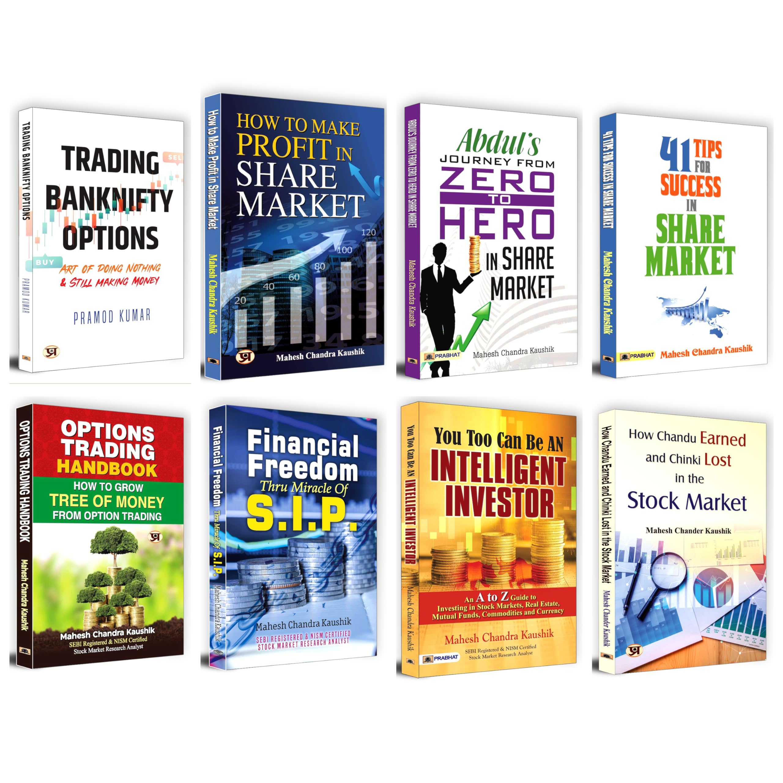 Most Selling Books for Share Market Option & Future Trading, Intraday, Investment & SIP to Achieve Financial Freedom Goal (Set o