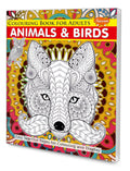 Animals And Brids Colouring Book For Adult | With Tear Out Sheets [Paperback] Sawan