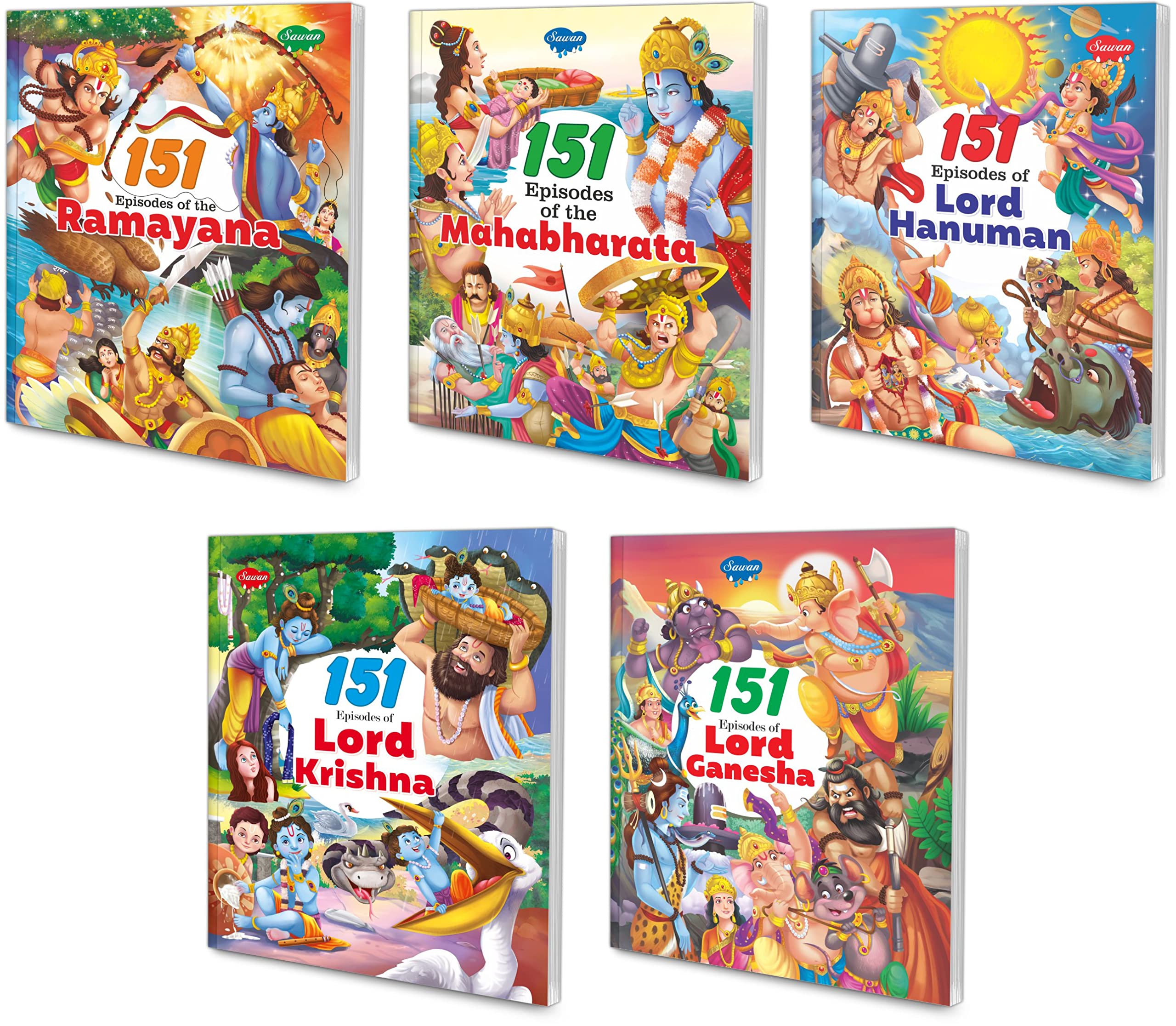 All In One Mythological Story Books Combo | Pack Of 5 Books
