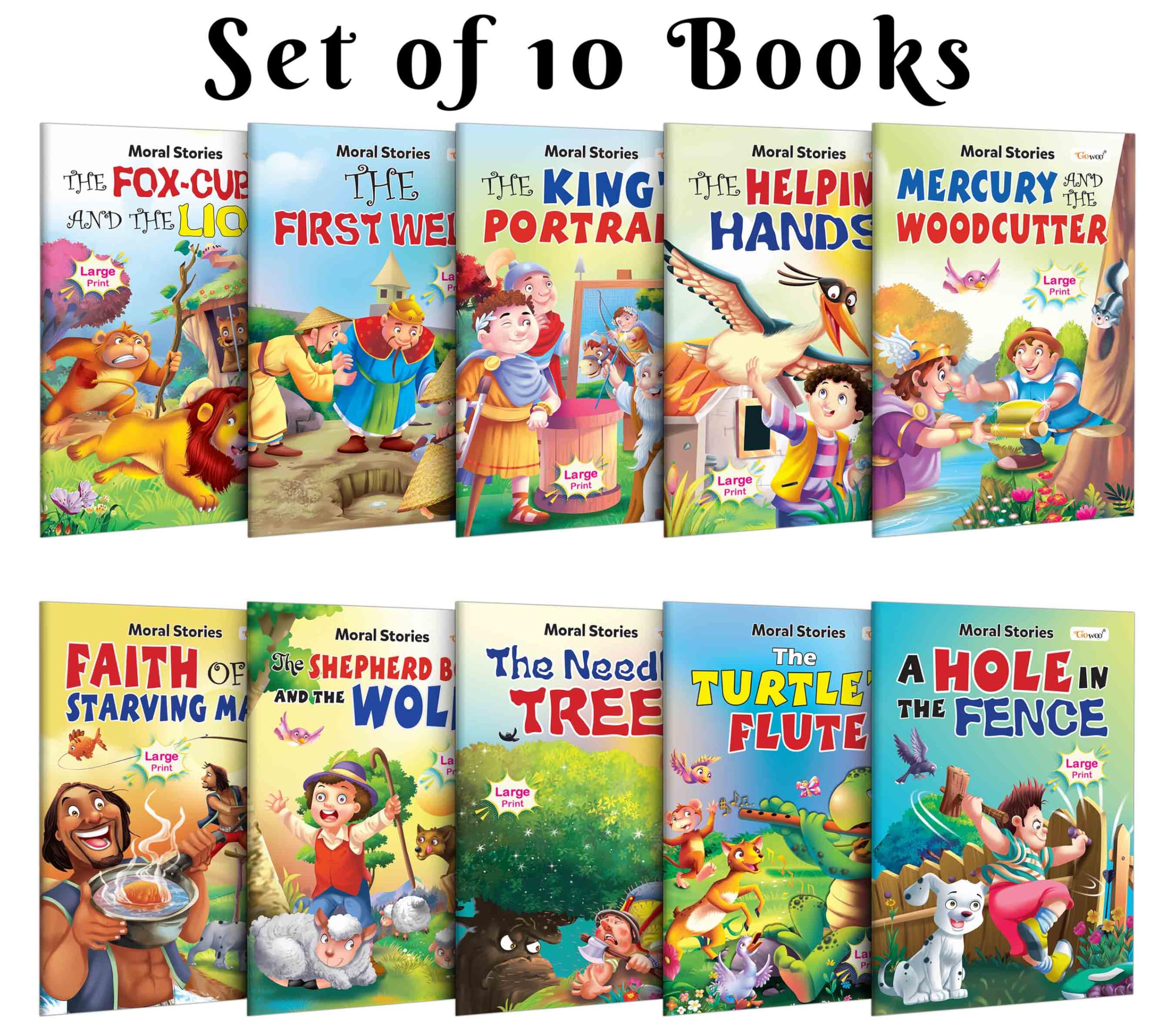 My First Picture Reading Library Pack 1  Collection of 10 Story Books for Toddlers | Learning Story Book for Kids, Educational P