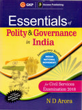 Essentials Of Polity & Governance In India Civil Services Examination 2018
