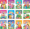 Copy Colouring Books(Set Of 12 Books): Gift Set For Children Who Love Colouring, Drawing & Painting | Includes Alphabet, Animals