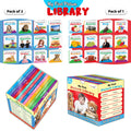 Childrens educational board book collection (Red and Blue Edition) : Kids First Library Box, Learning book for preschoolers,
