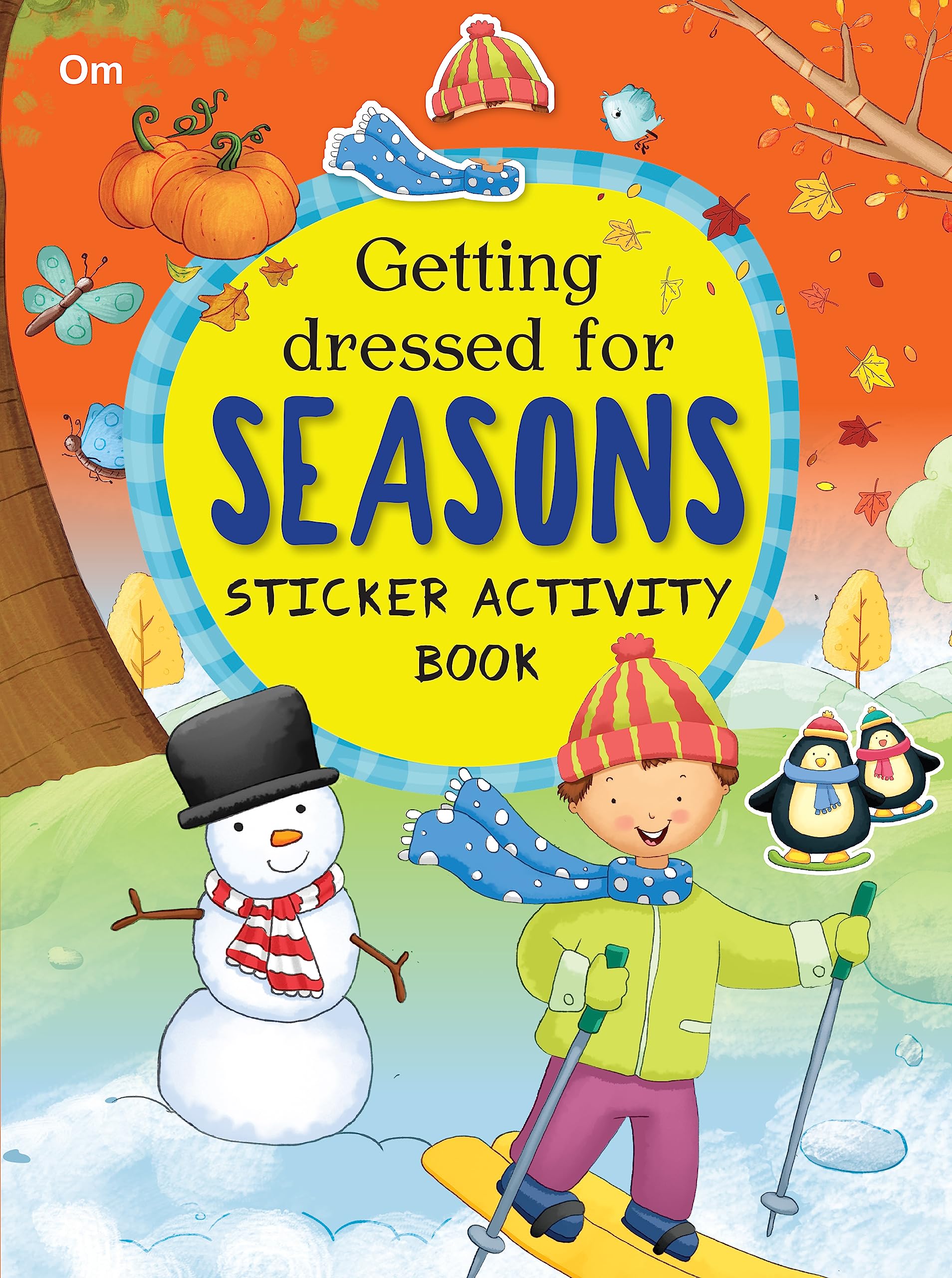 Activity book: Getting Dressed for Seasons: Sticker Activity Book  Fun Activities for Kids