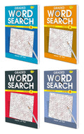 Set Of 4 Books, Graded Word Search5 To 8