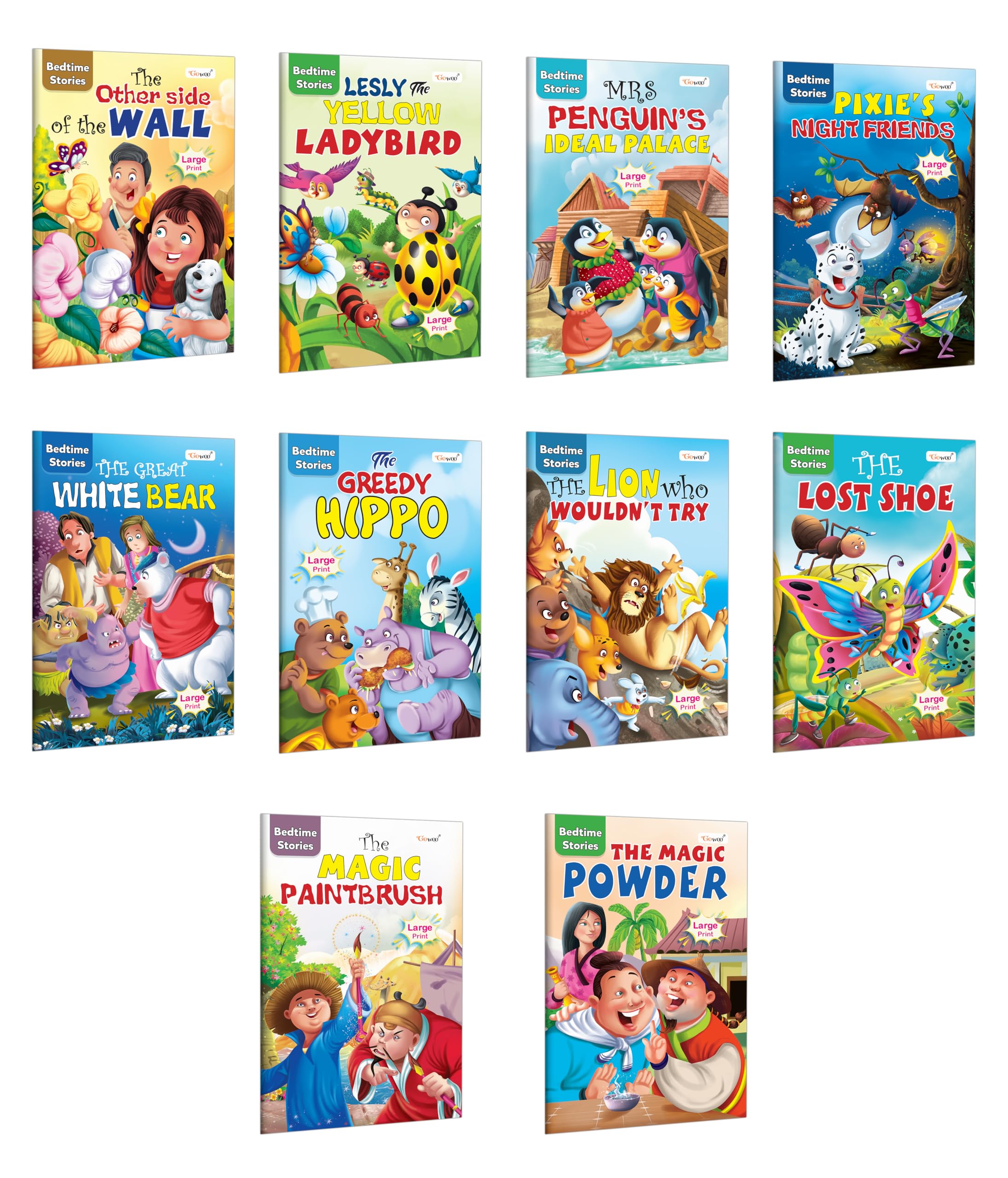 The Magic Paintbrush, PixieS Night Friends, The Other Side Of The Wall and more  Bedtime Stories : Storybooks for early lear