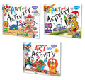 Art And Activity Books In 3 Volume A, B And C | Pack Of 3 Books