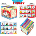 Toddlers learning library box set (Red and Blue Edition) : Learning board book for kids, My First Picture Library Box, Library B