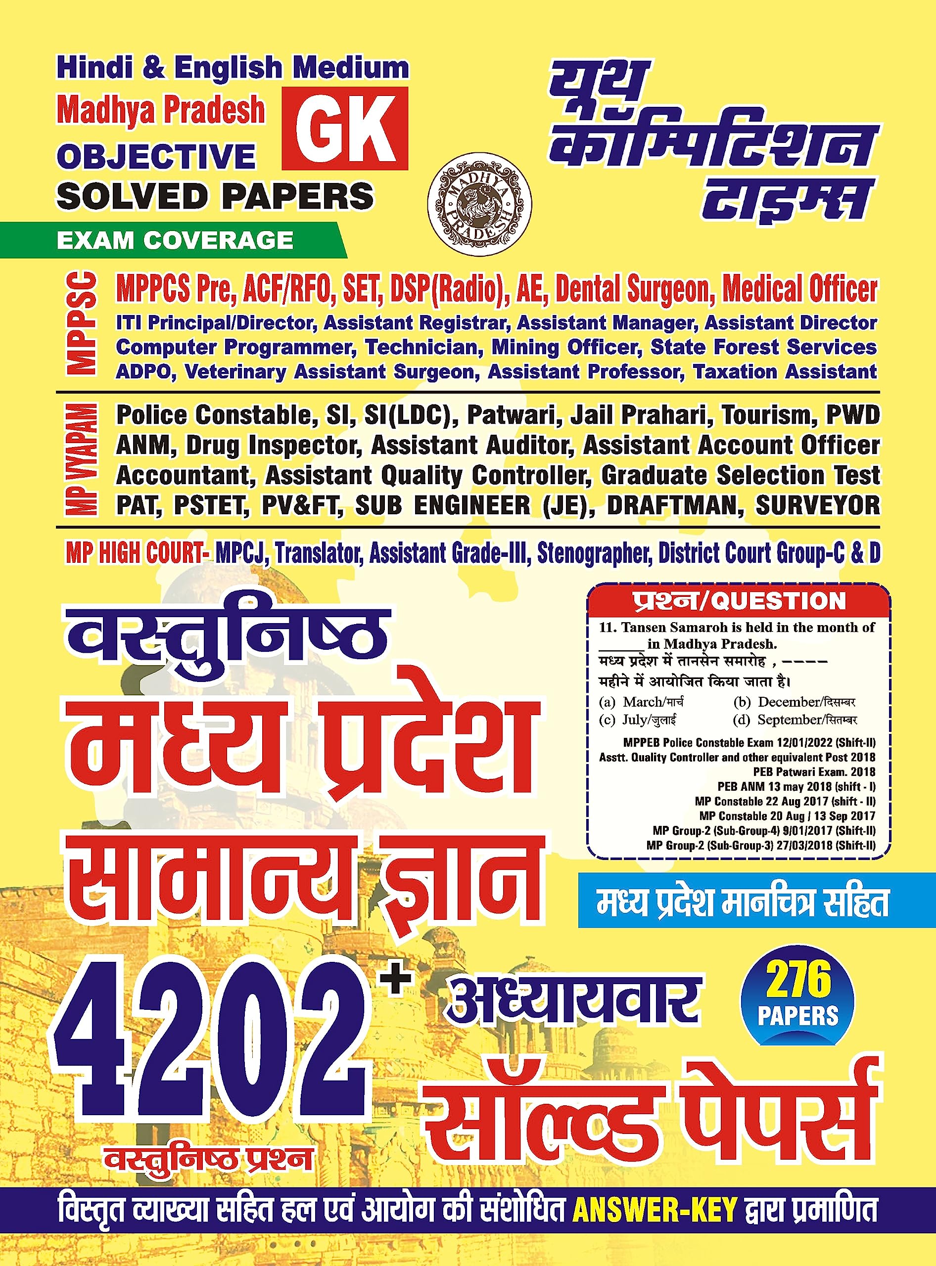 MP GK SOLVED PAPERS