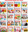 My First Learning Library | Pack Of 20 Board Books For Kids | Super Jumbo Combo For Collecters And Library Board Books