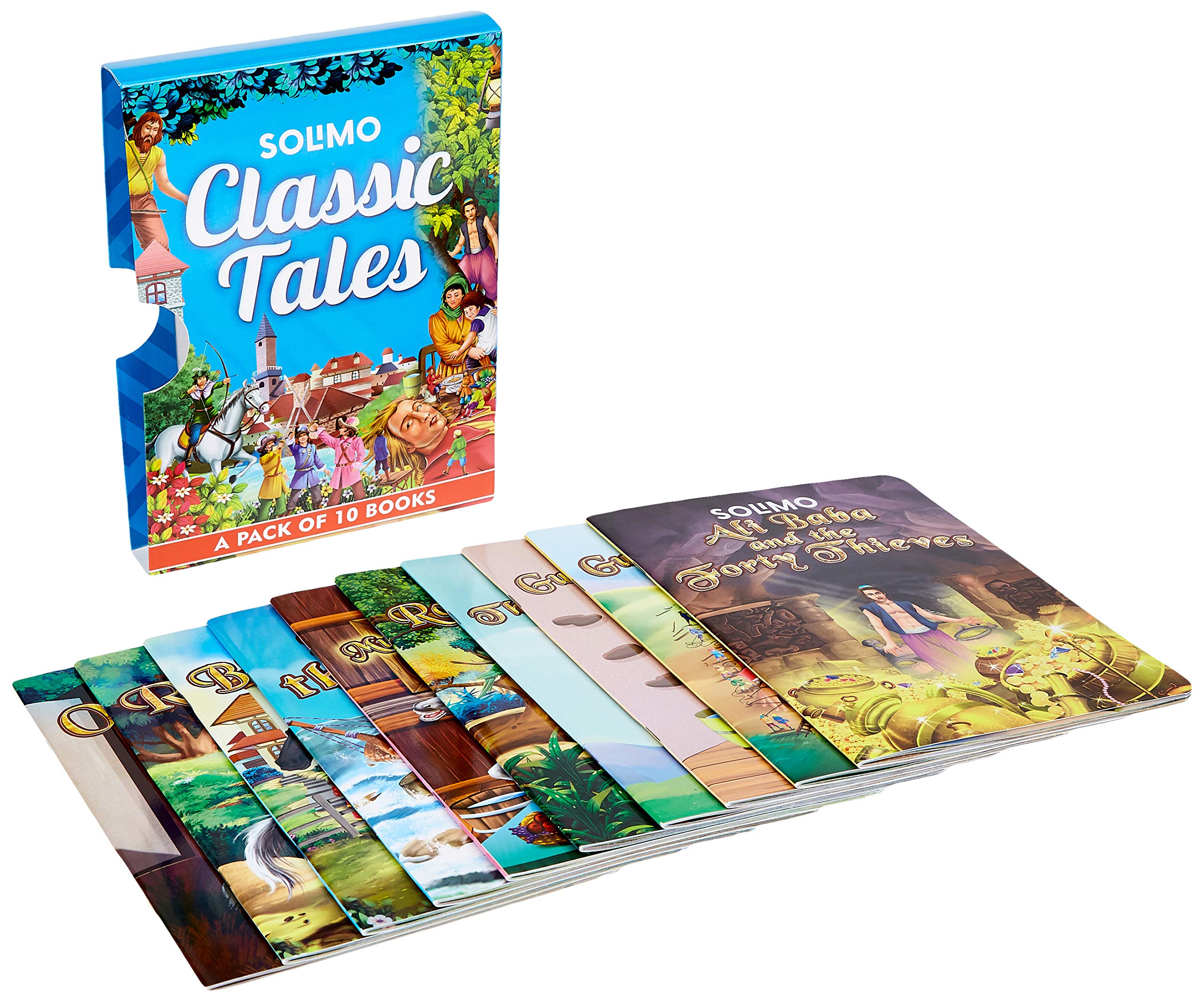 Amazon Brand  Solimo Classic Tales (A Pack Of 10 Books)