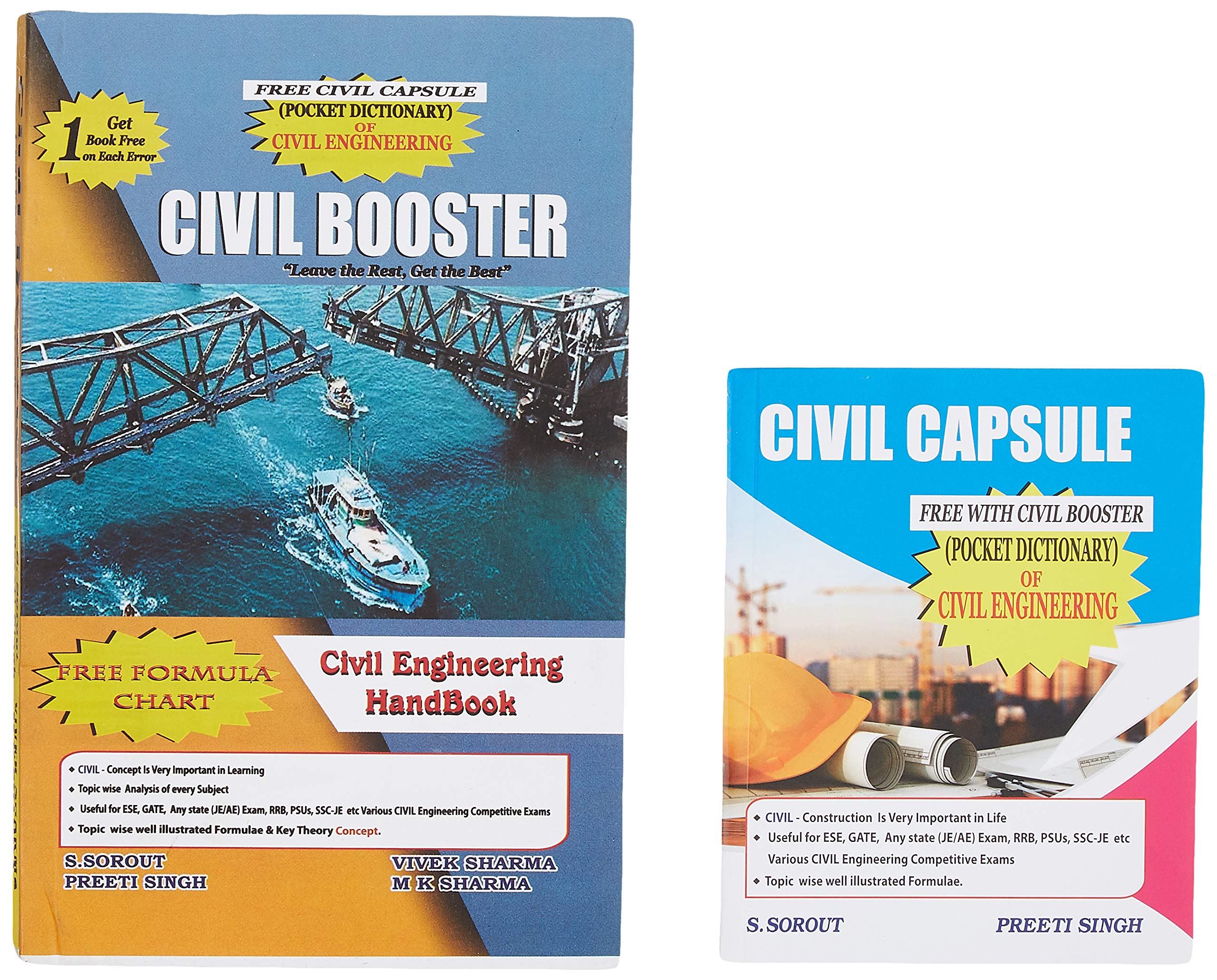 Civil Booster (Handbook Of Civil Engineering) & Rocket Chart & Civil Capsule