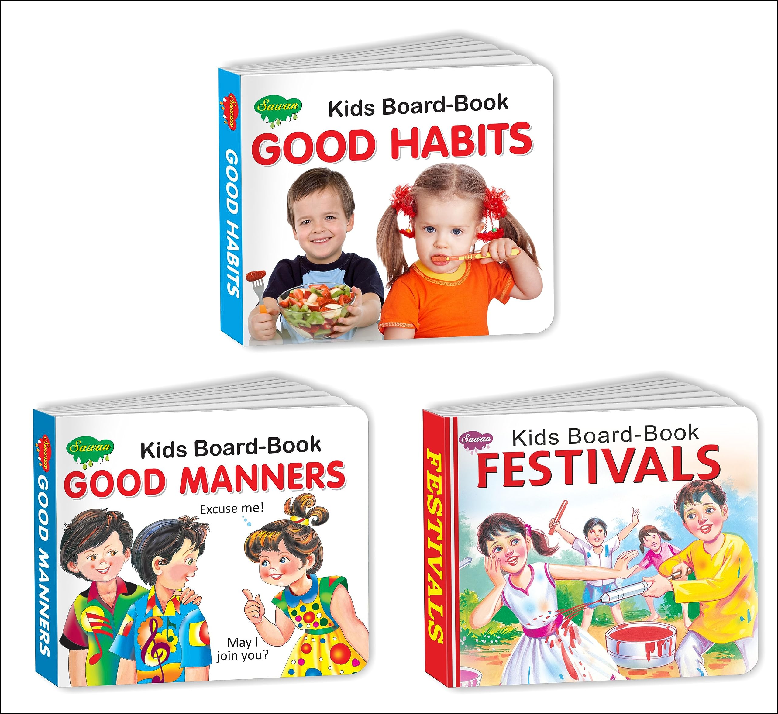 Gift For Kids 5 Year Pack Of 3 Board Books