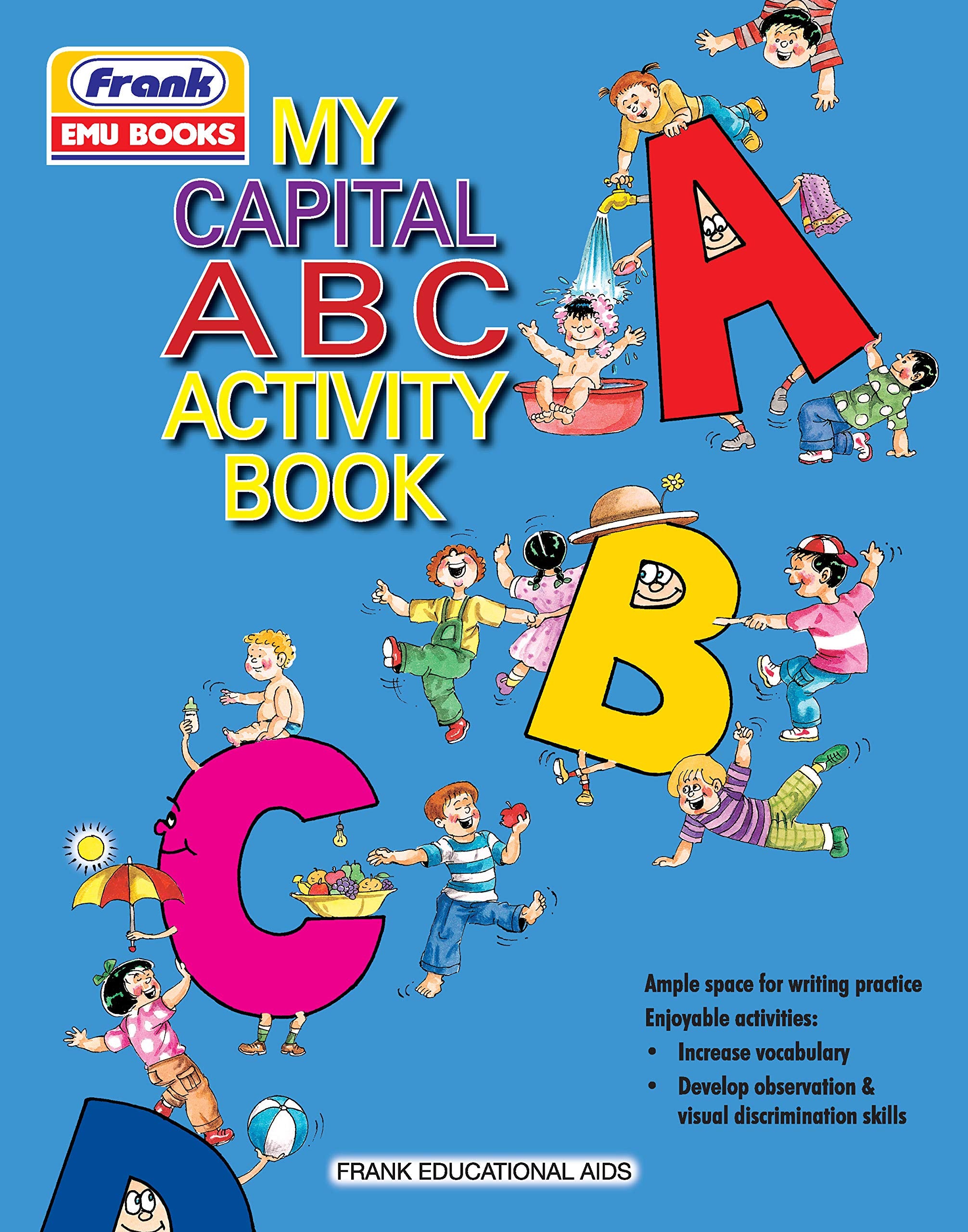Frank Emu Books My Capital Abc Activity Book  English Alphabet Capital Letters Learning And Writing Activity Book For Kids