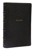 NKJV, EndofVerse Reference Bible, Personal Size Large Print, Leathersoft, Black, Red Letter, Comfort Print: Holy Bible, New Ki