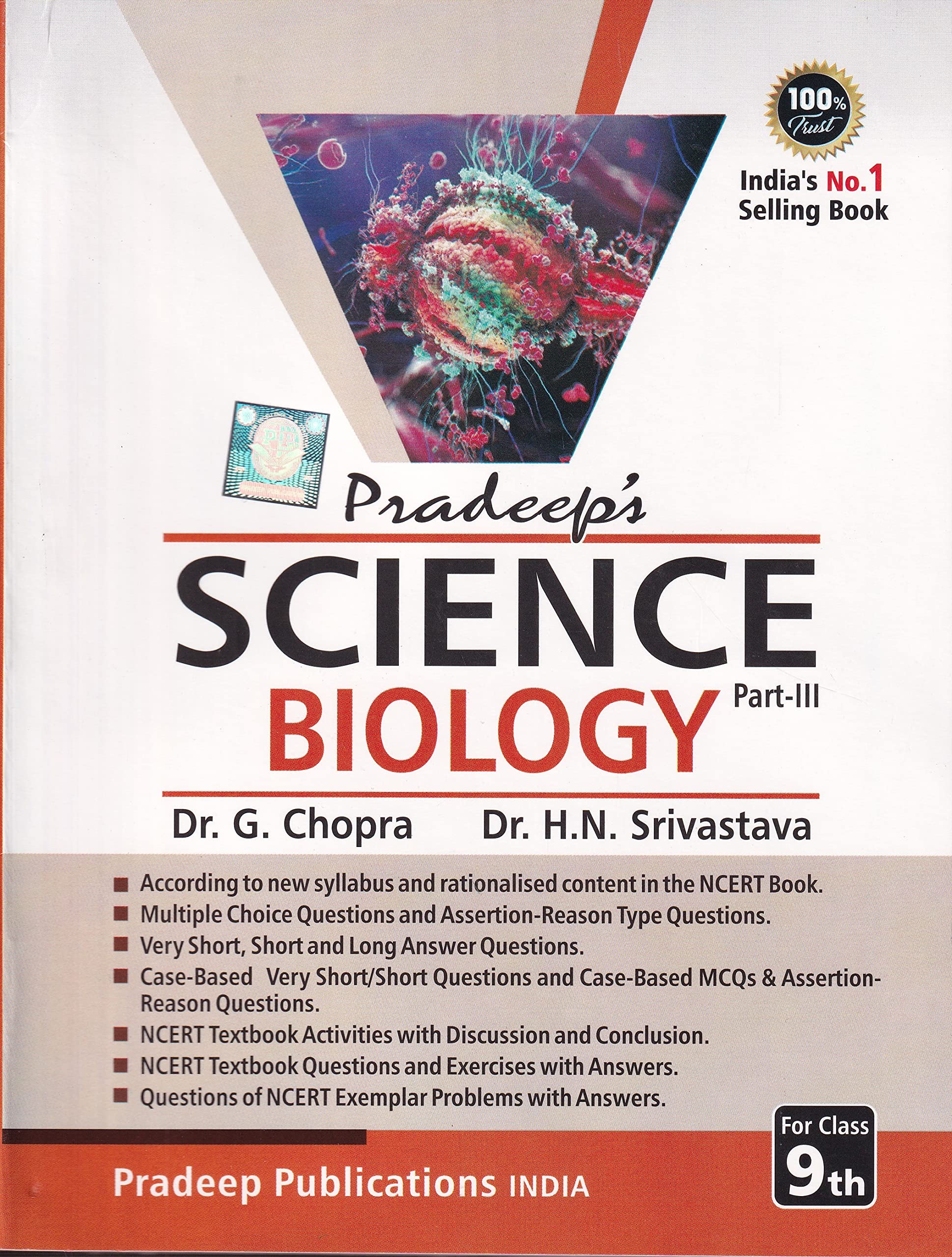 Pradeeps Science Part 3 Biology for CBSE Class 9  Examination 20232024