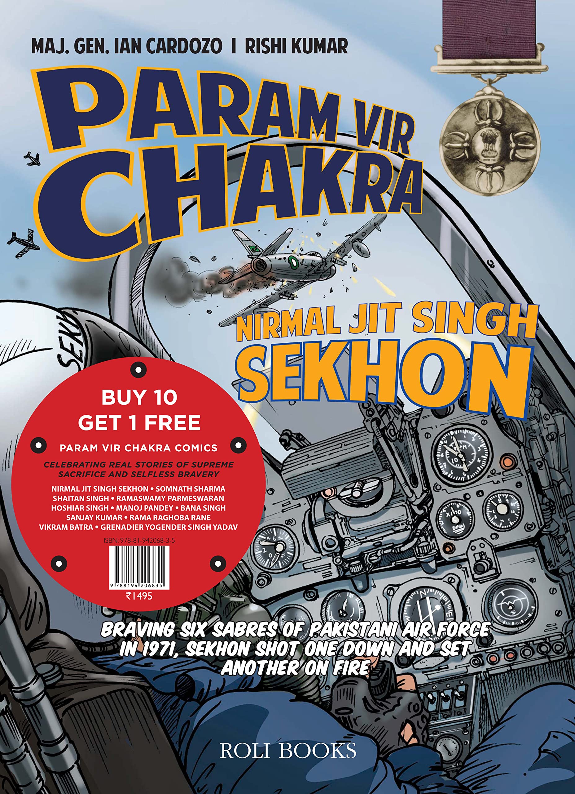 Set of 11 Param Vir Chakra Comics