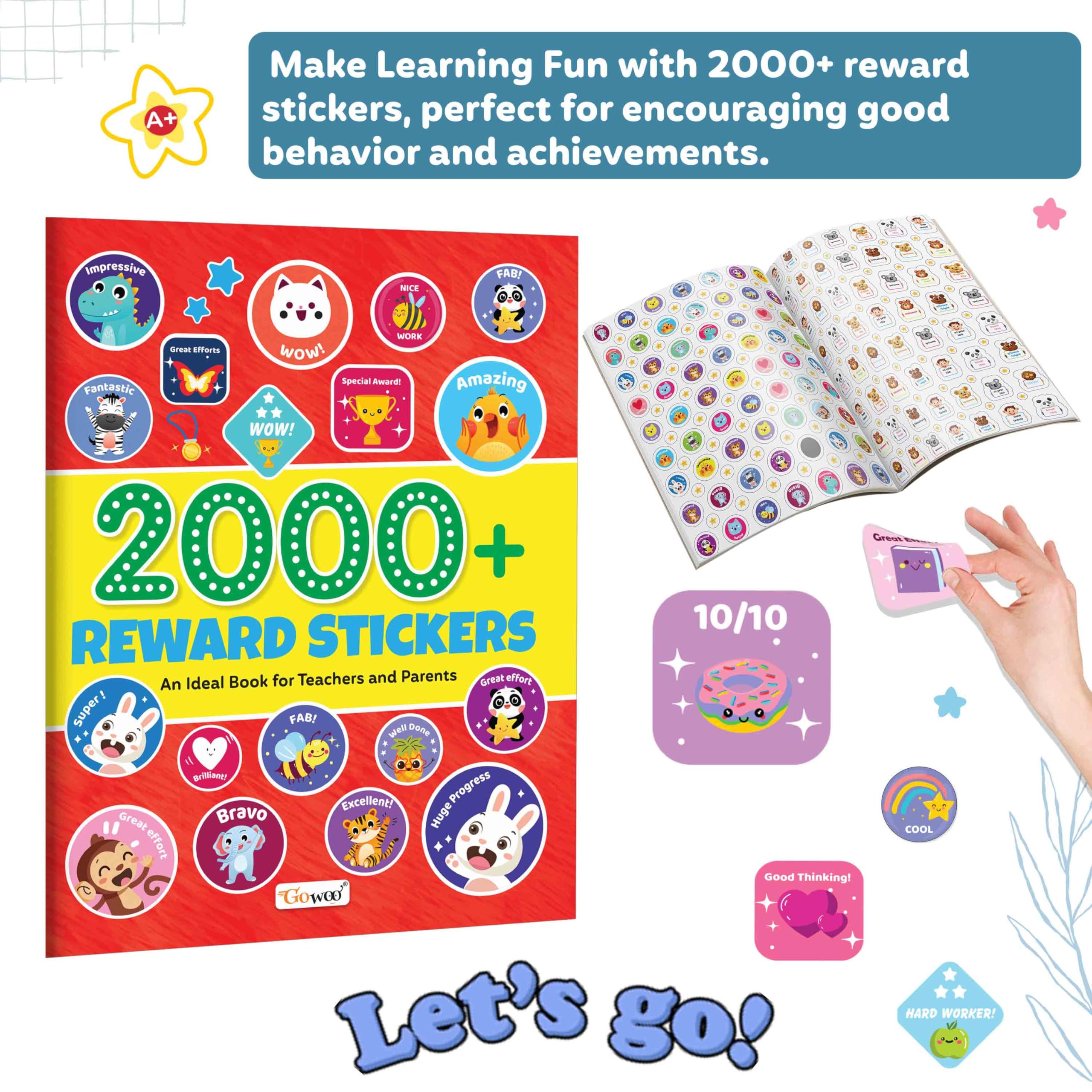 2000+ Reward Stickers : My First All in one Sticker book, Encouraging and Celebrating Kids Achievements with Over 2000 Sticker