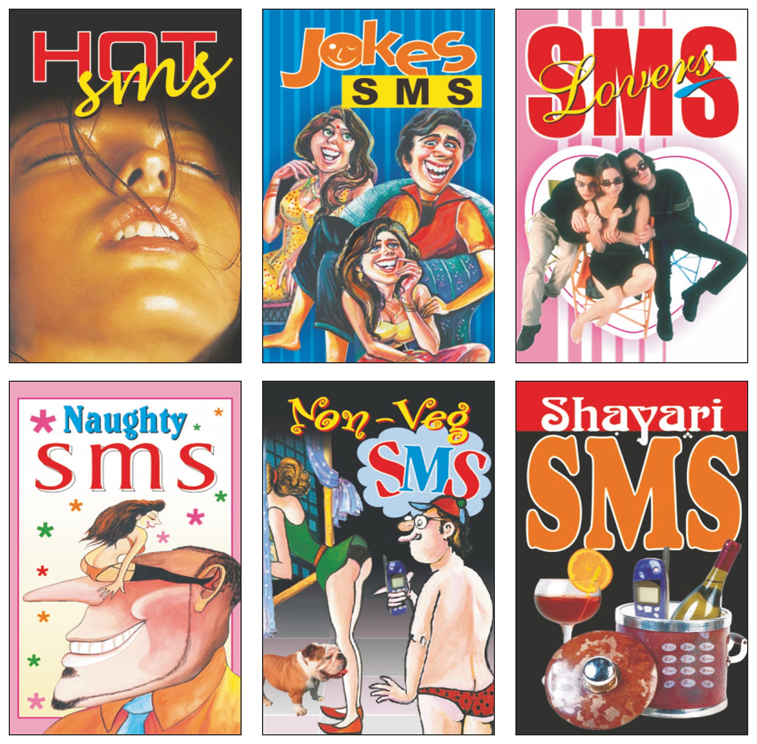 Sawan Present Set Of 6 Sms Books | Hot Sms, Jokes Sms, Lovers Sms, Naughty Sms, NonVeg Sms And Shayari Sms
