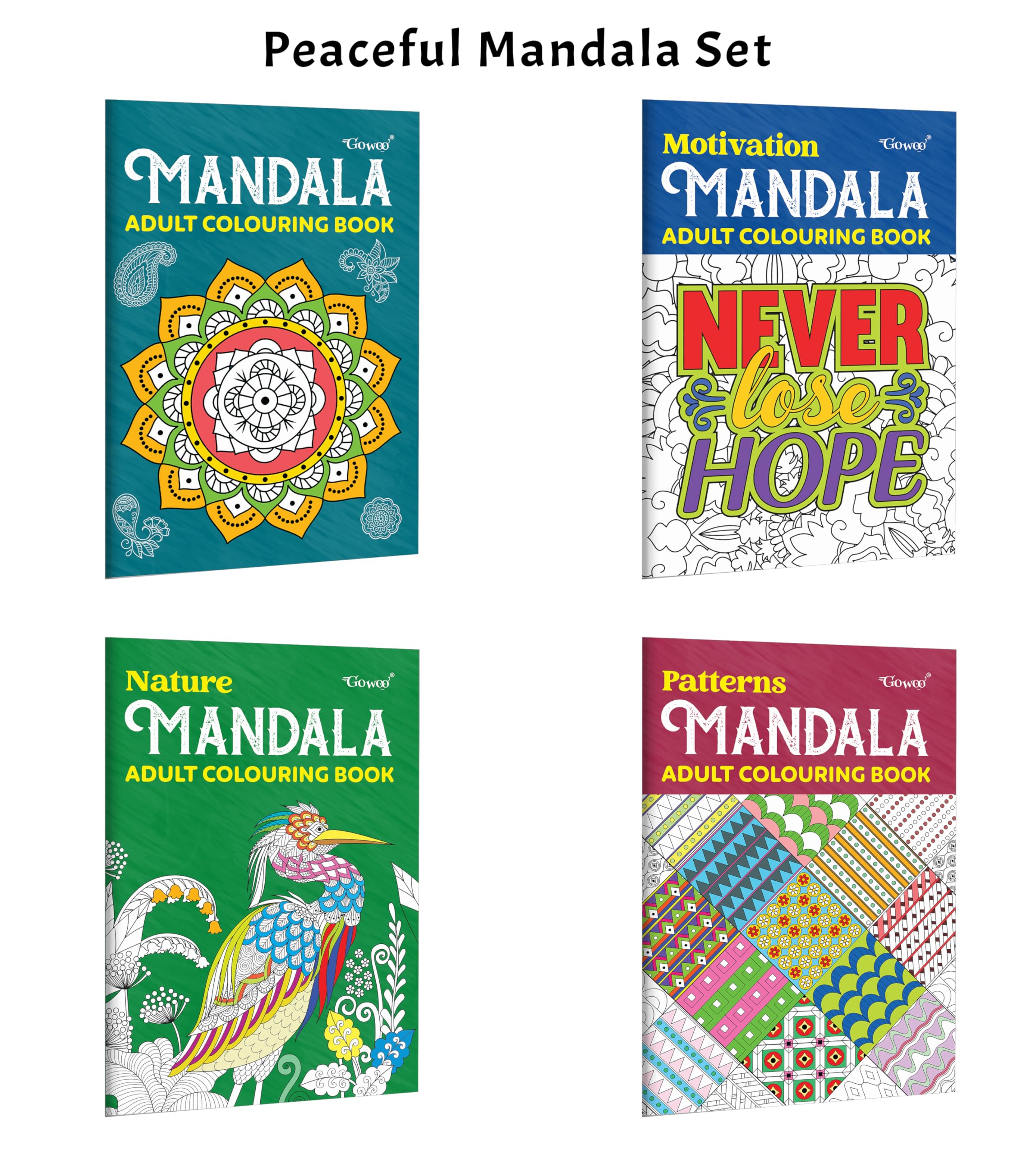 Mandala, Motivation, Nature  Mandala Adult Colouring Book and more : peaceful art collection for adults, nature inspired manda
