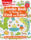 Jumbo Book Of Things To Find And Color: Pluz Mazes, Matching and More for Children Book (English)