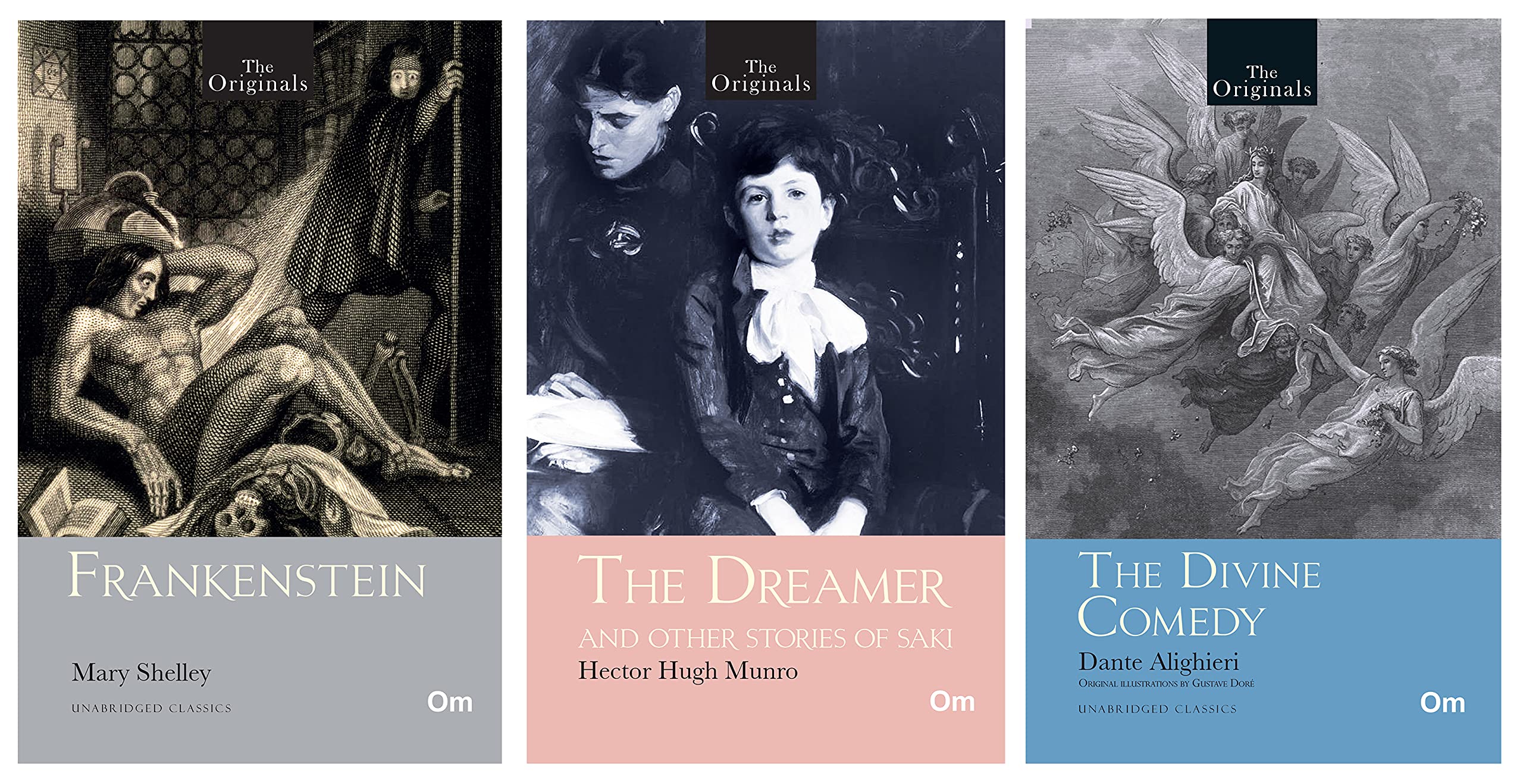 Worlds Greatest Original Classics : Frankenstein, The Dreamer and Other Stories and The Divine Comedy (Bundle of 3 Books) Unabri