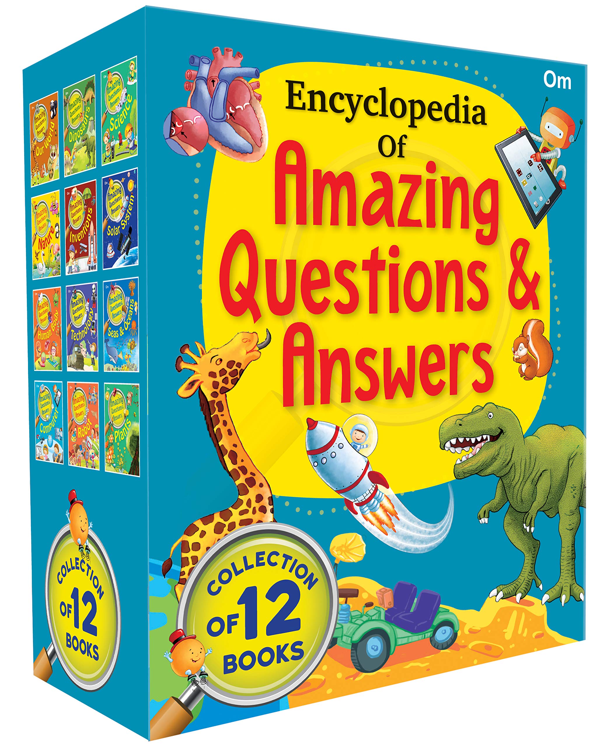 Encyclopedia: Amazing Questions & Answers ( Set Of 12 Knowledge Books) Science, Solar System And Much More