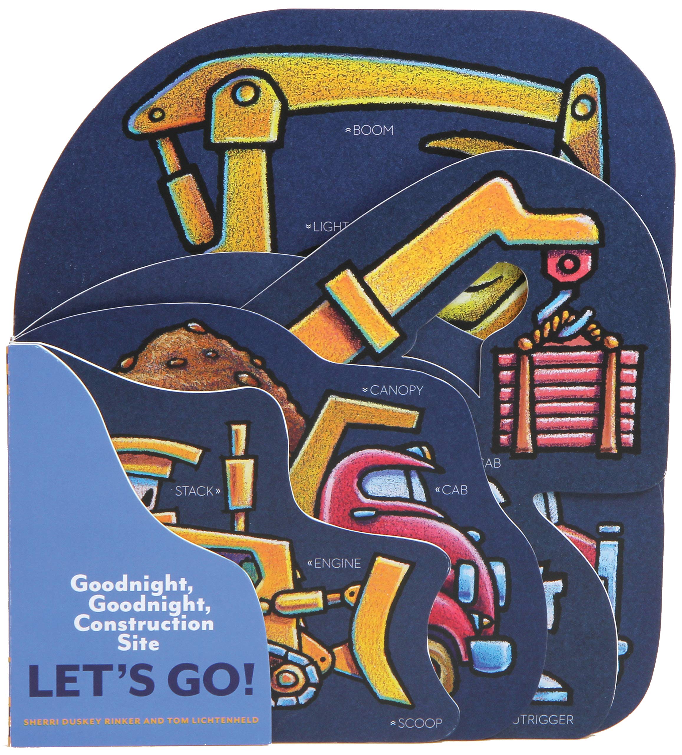 Goodnight, Goodnight, Construction Site: Lets Go!: (Construction Vehicle Board Books, Construction Site Books, Childrens Books