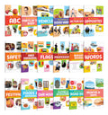 My First Book of ABC, Parts of the Body, Vehicles, Good Habits and more : my first learning book, interactive learning books, a