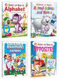 Colouring And Learning Combo Of Books | Pack Of 4 Books