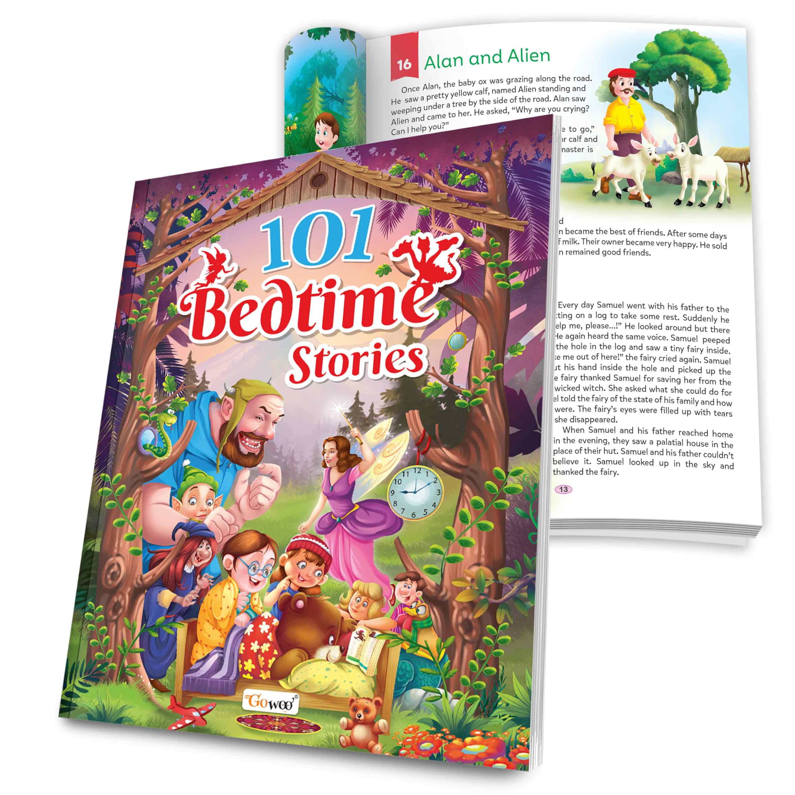 Bedtime Adventures : 101 Bedtime Stories book for kids (Paperback) : Nighttime childrens stories, Childrens Learning storyb