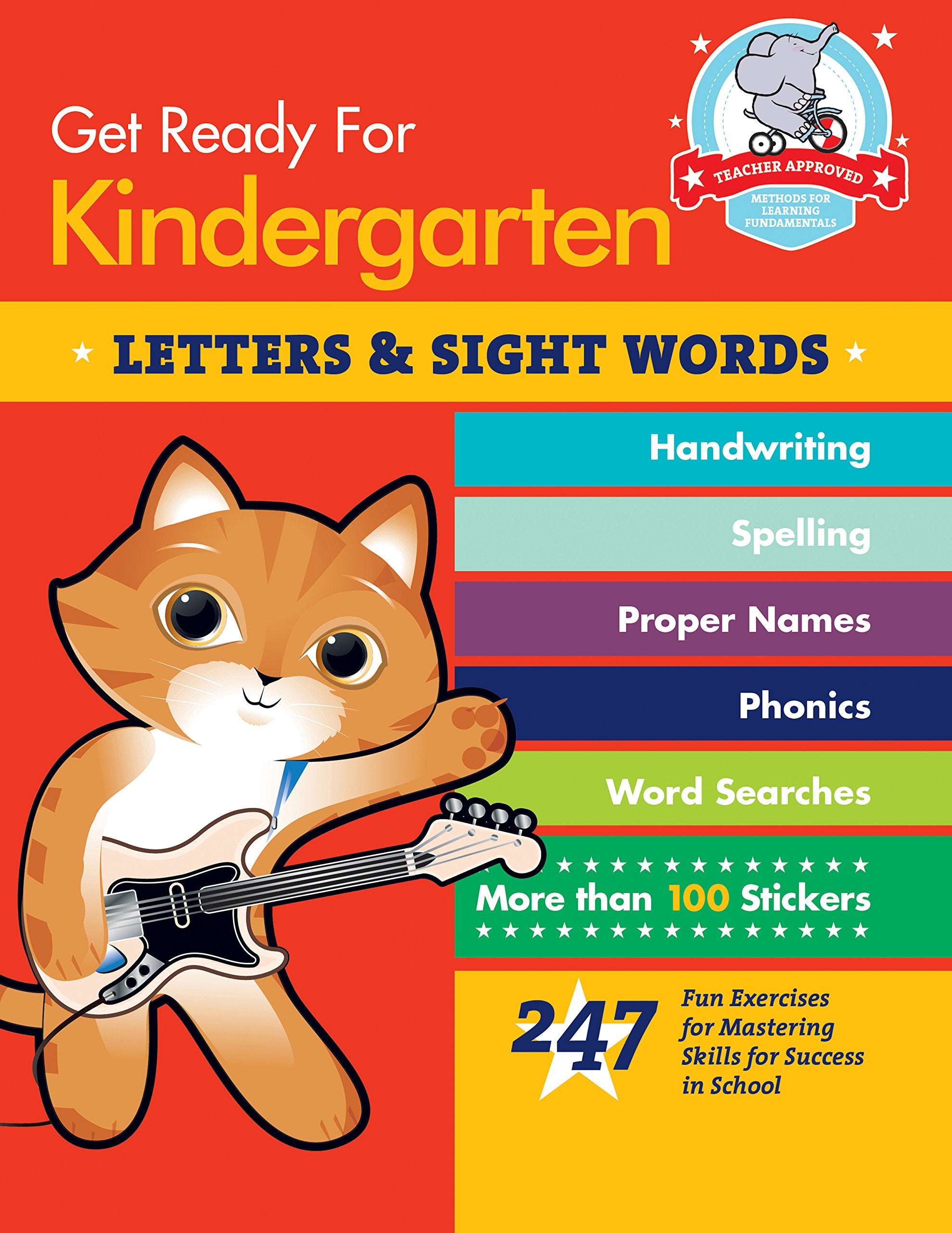 Get Ready for Kindergarten: Letters & Sight Words: 247 Fun Exercises for Mastering Skills for Success in School (Get Ready for S
