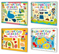 Complet Set Of Colour, Cut And Paste Book | Pack Of 4 Books