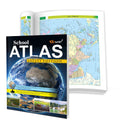 Educational School Atlas in English | HighQuality Maplitho Paper | Covers Physical and Political Geography of India and the Wor