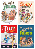 Sawan Present Set Of 4 Sms Books | Midnight Jokes, Spicy Jokes, Bar Jokes And Superhit Jokes