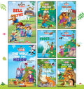 Aesops Fables Story Books for Kids | Set of 8 Books | Aesops Fables Moral Short Stories with Colourful Pictures  3 Years to
