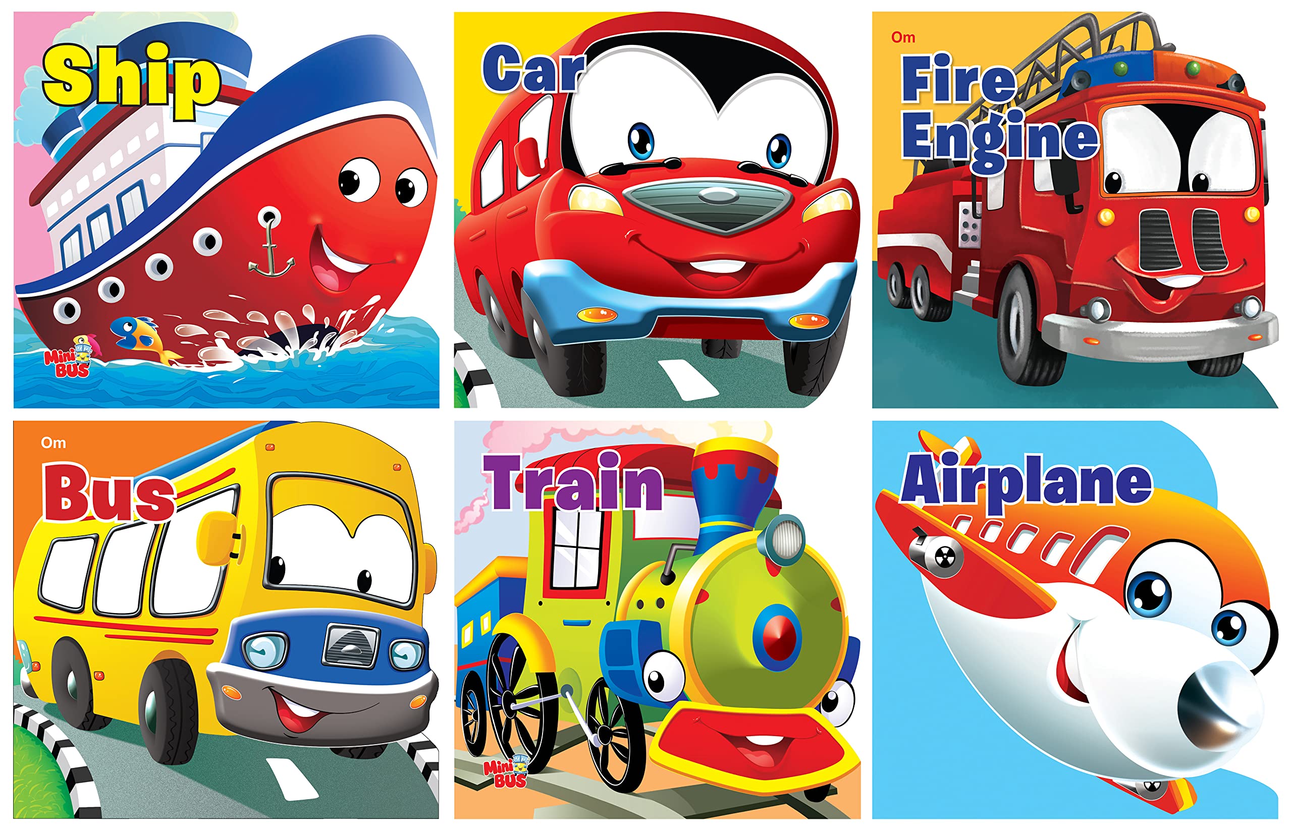 Transport Cutout Board Books for Kids: Childrens Transport Books | Early Learning | Interactive | Activity & Picture | Preschool