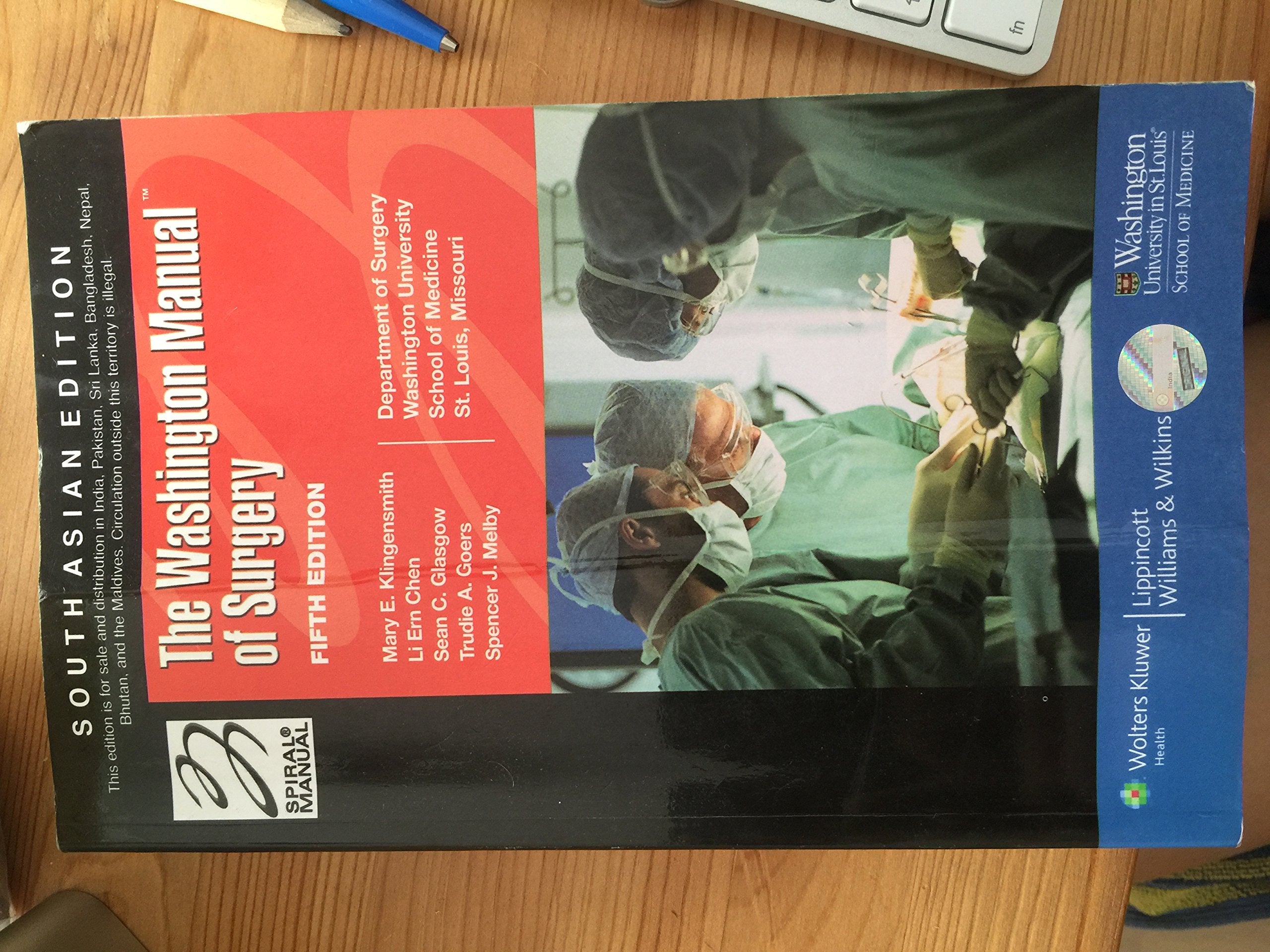 WASHINGTON MANUAL OF SURGERY  INTERNATIONAL EDITION, 5E