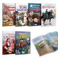 Robinson Crusoe, The Adventures of Tom Sawyer, David Copperfield and more : illustrated story book for kids, storytelling books
