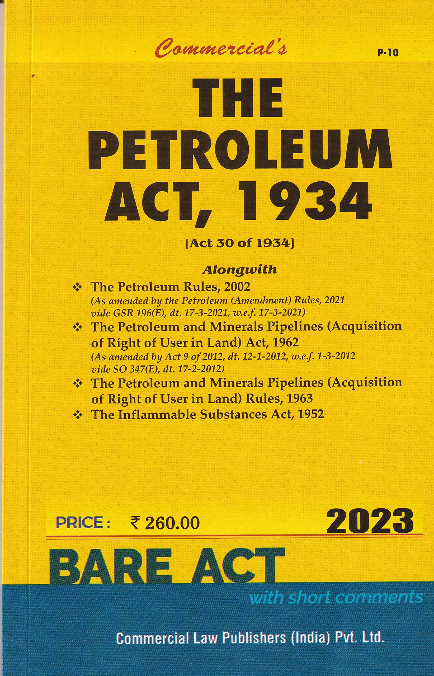 The Petroleum Act, 1934 2023/Edition