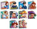 Learn About Community Helpers | Who Am I DieCut Shape BoardBooks | Pack Of 10 Books