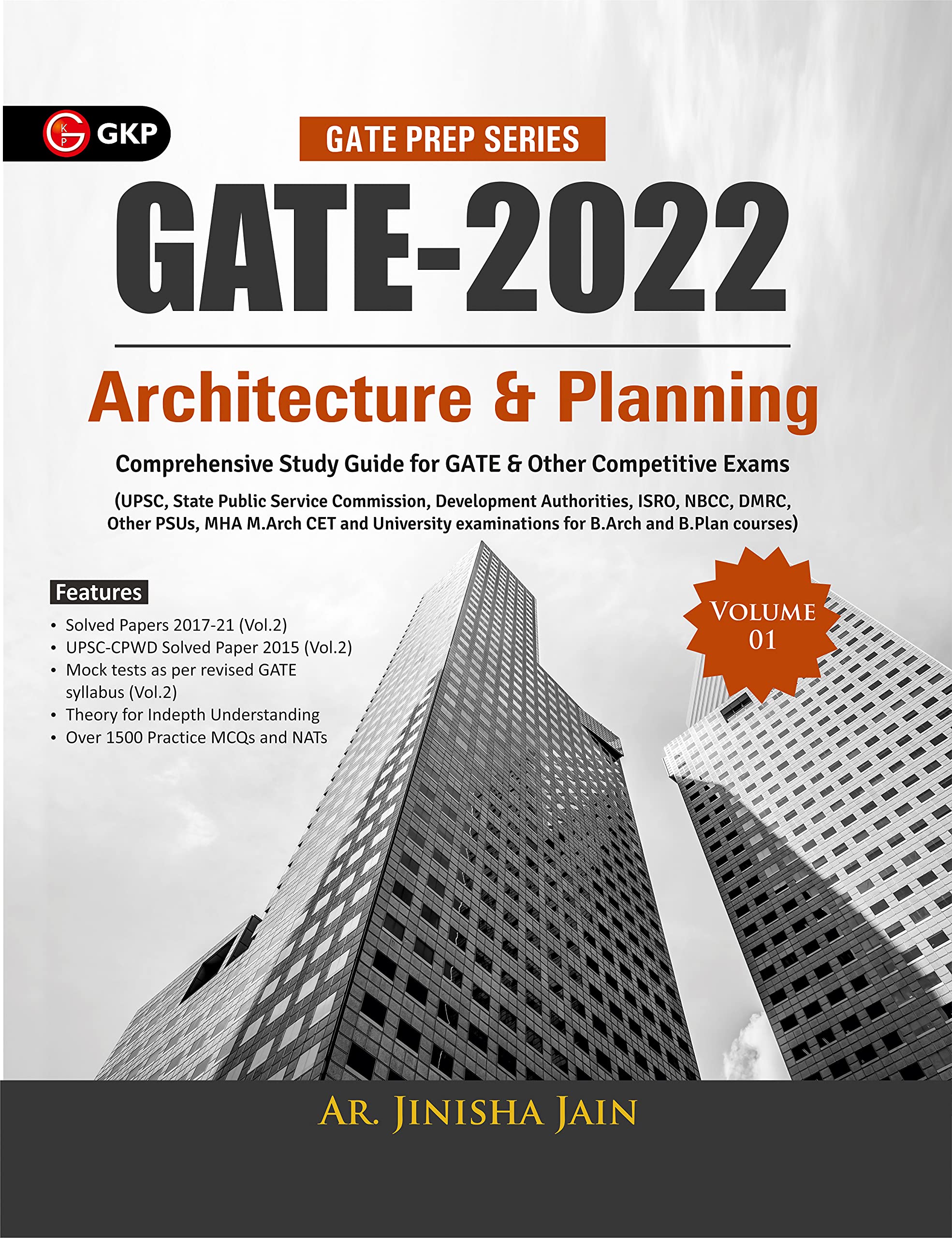 GATE 2022 : Architecture & Planning Vol 1  Guide