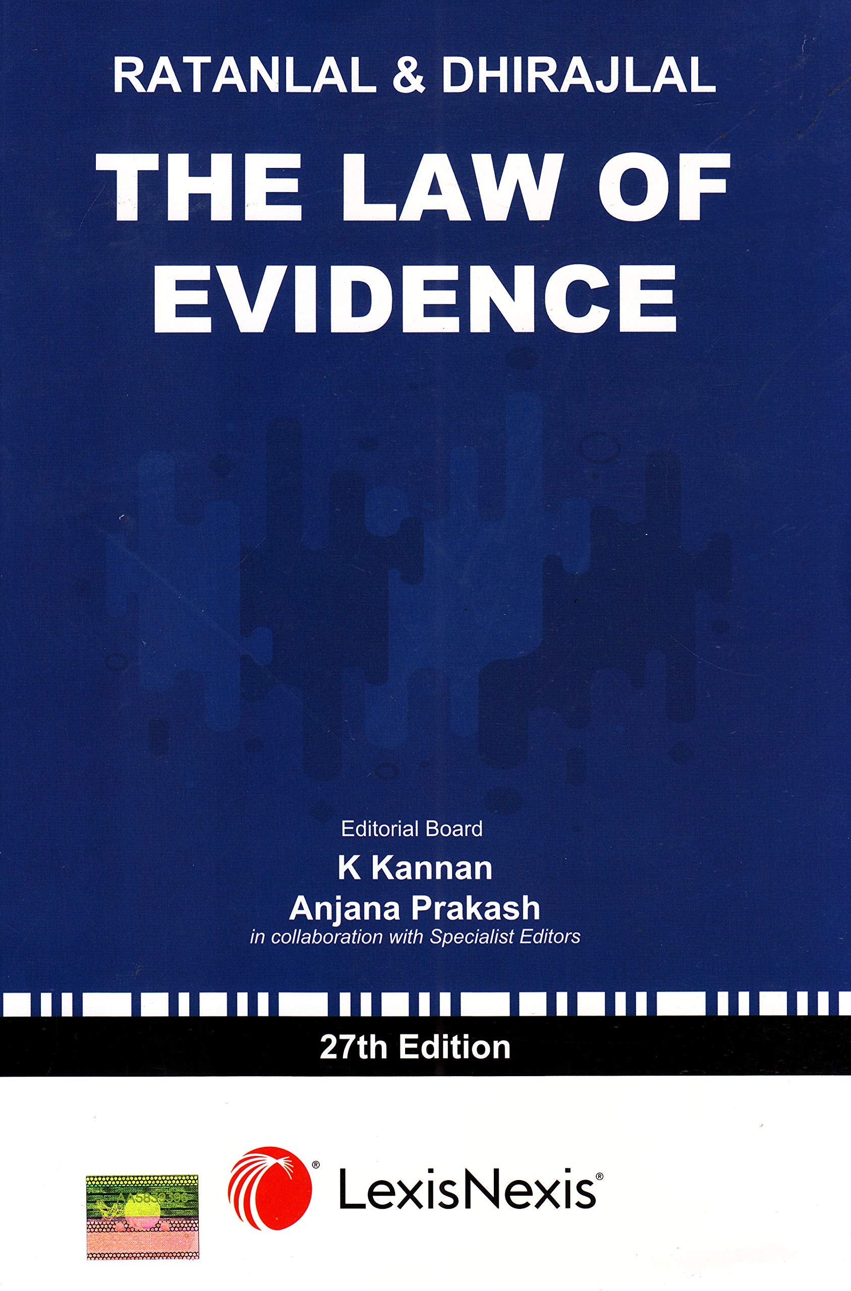 The Law Of Evidence 27Th Edition 2019