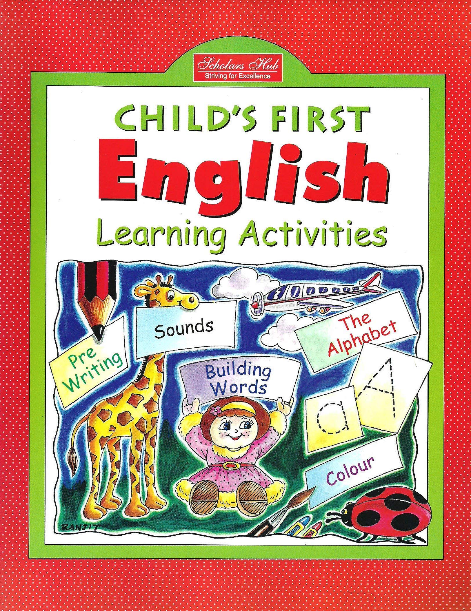 Scholars Hub Activity Book Set 3 Childs First English & Learning Activities, Childs First Maths & Learning Activities (Set 