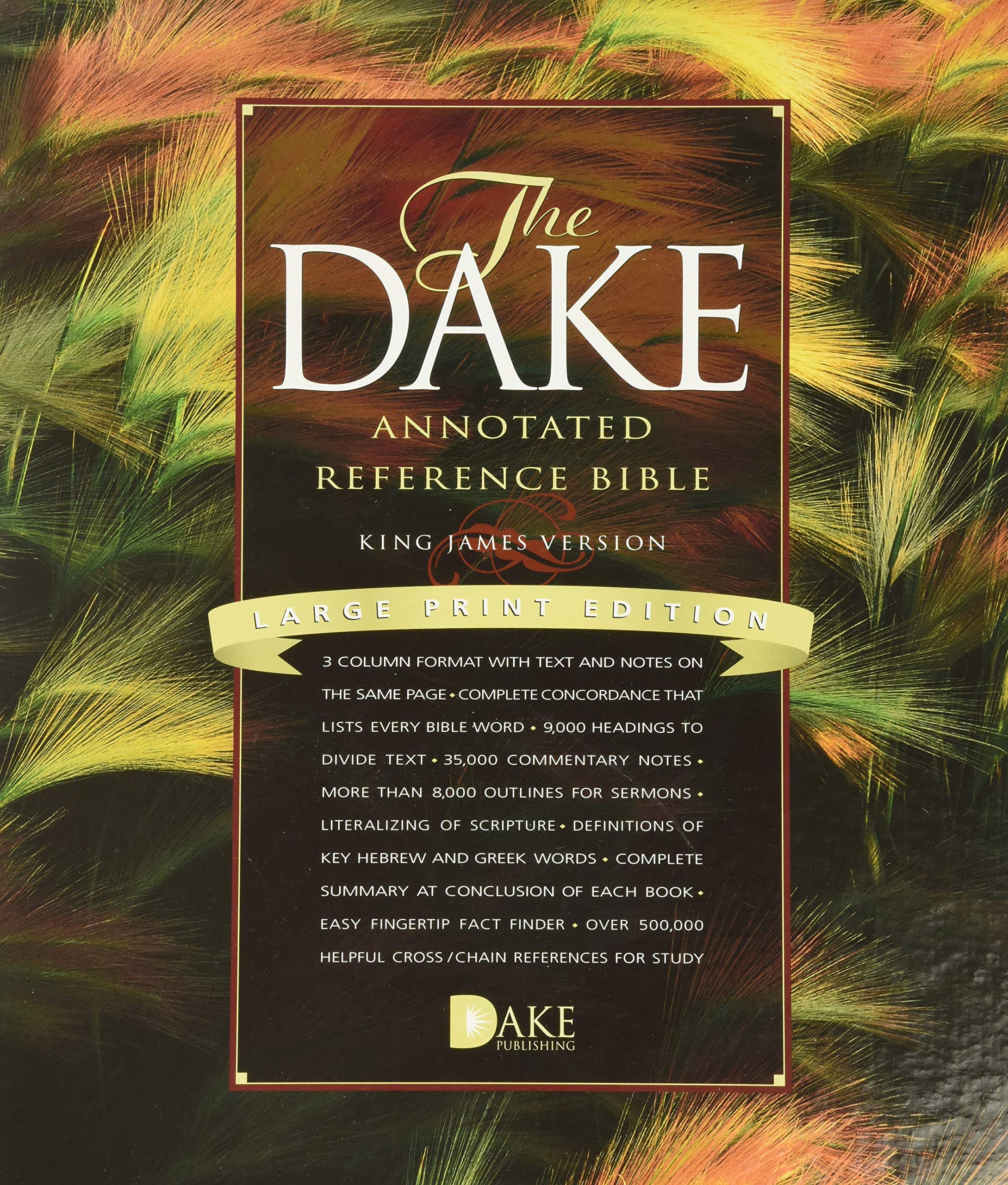 Dake Annotated Reference BibleKJVLarge Print