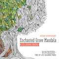Enchanted Grove Mandala Coloring Book: 30 Oversized Tree of Life Coloring Pages