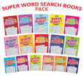 Super Word Search Puzzle Book Pack  Set of 16 Books for Kids & Adults | Fun Word Search Games to Boost Focus, Vocabulary & Thin