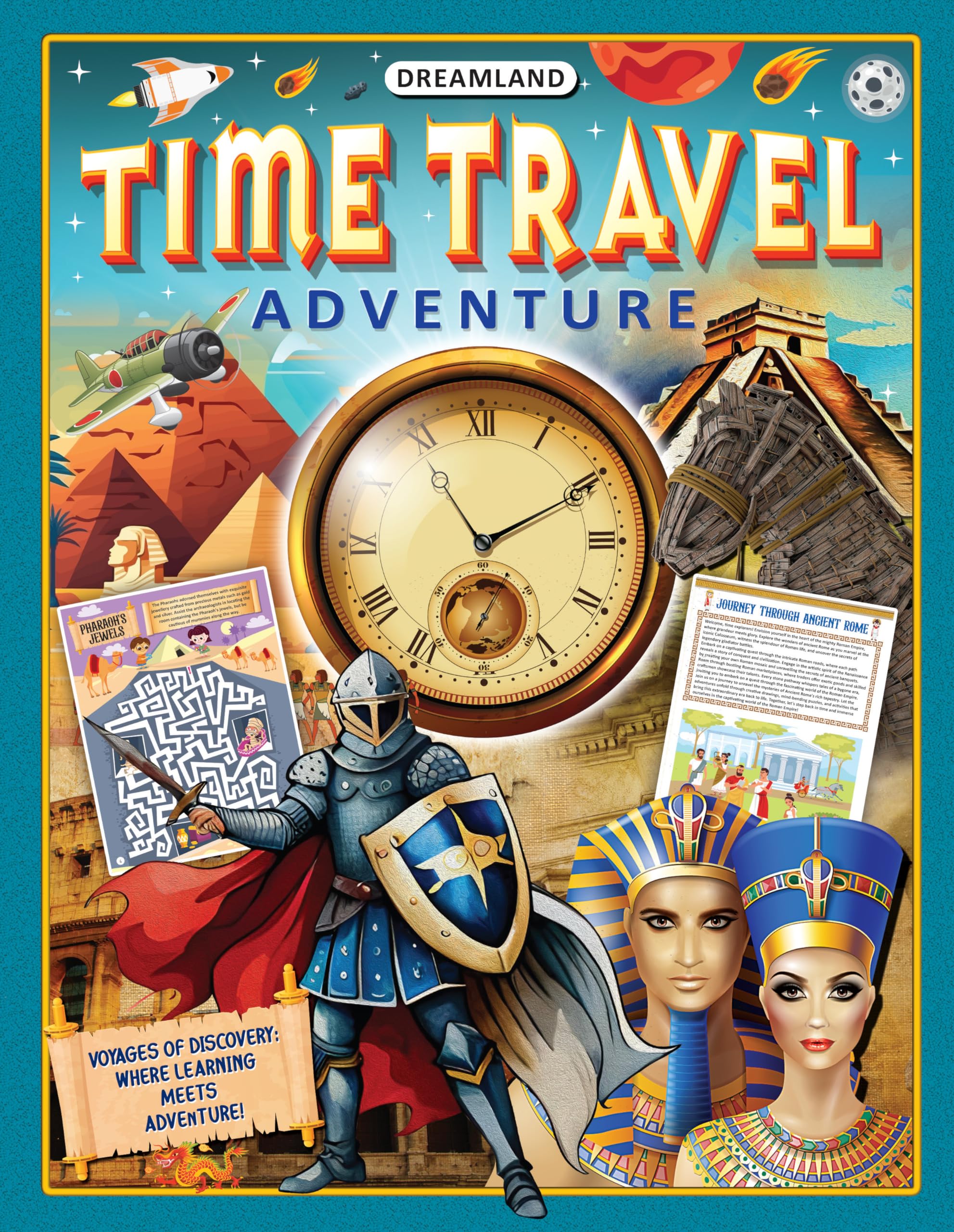 Time Travel Adventure Activity Book For Kids Age 5 10 Years