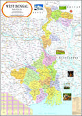 VCP | West Bengal Map | Laminated | 70x100 cm