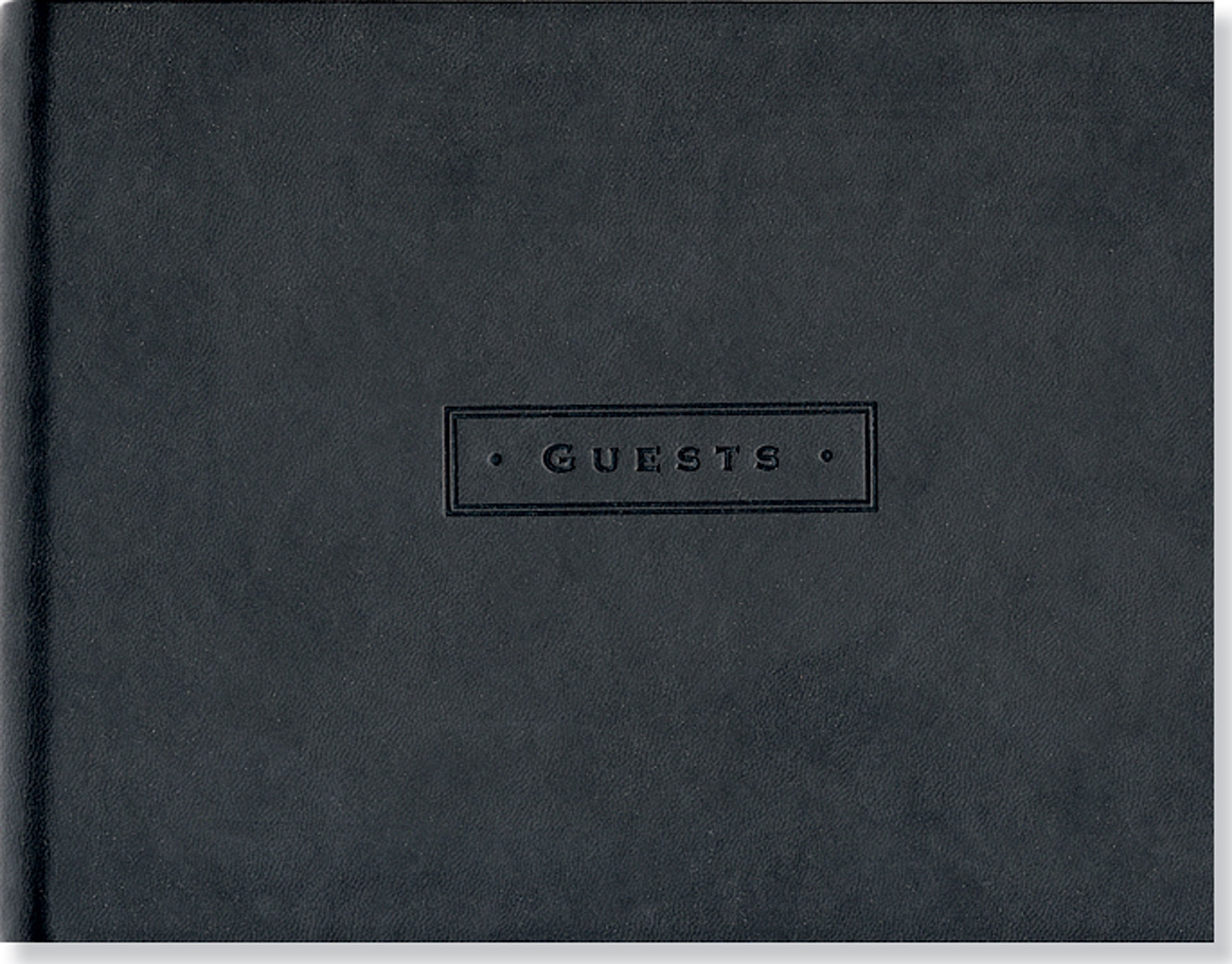 Classic Black Guest Book